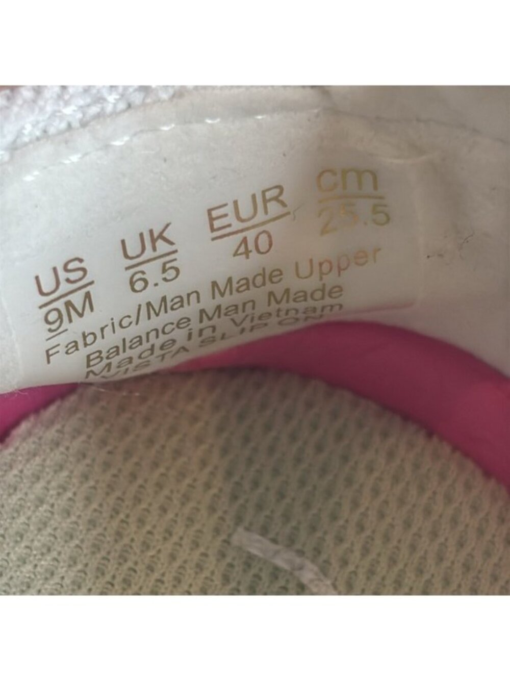 NWT Ryka Womens Vista White Stretch Knit Slip-On Casual Sneakers Shoes Size 9M - Picture 8 of 9